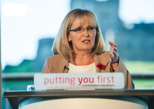 Scottish Secretary Margaret Curran has urged people to vote No and go on to elect Labour in the coming UK election. Picture: TSPL