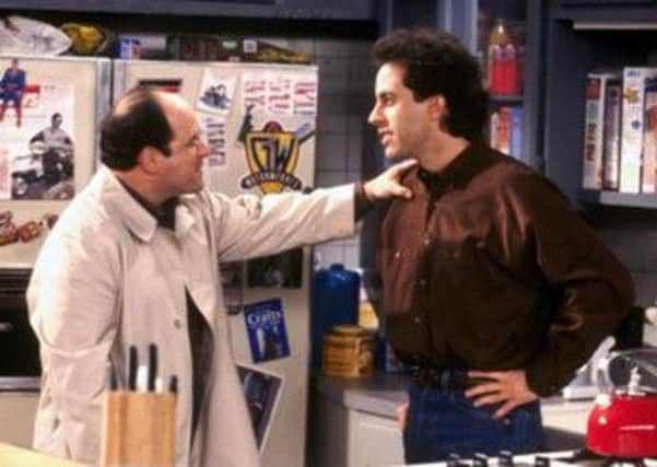 Jerry Seinfeld, right, was ahead of the pack with the normcore look