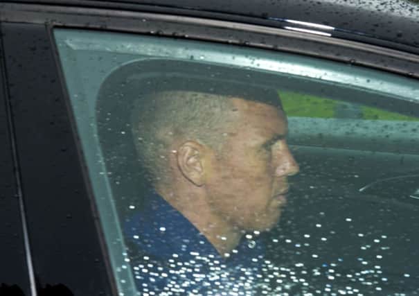 Kenny Miller makes his way out of Murray Park. The former Scotland striker has become a Rangers player for a third time. Picture: SNS