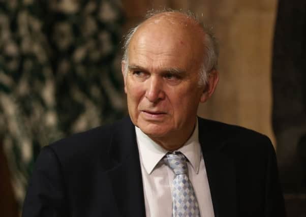 British Business Secretary Vince Cable is visiting Glasgow today. Picture: Getty