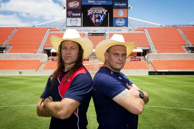 Scotland's Gordon Reid (right) and USA's Todd Clever get geared up for their upcoming clash in Texas. Picture: SNS