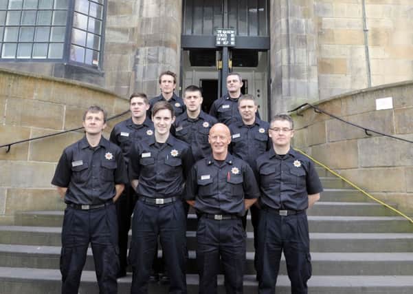 Fire fighter who saved the Glasgow School of Art are to be honoured. Picture: TSPL