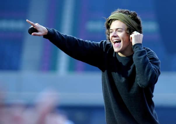 Even if Harry Styles couldnt sing, he still has all the charisma. Picture: Lisa Ferguson
