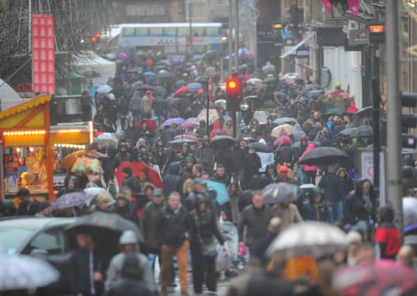 Severe weather warnings are in place for parts of Scotland tomorrow including Glasgow. Picture: TSPL