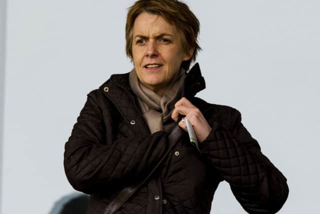 05/04/14 SCOTTISH PREMIERSHIPST MIRREN v MOTHERWELL (3-2)ST MIRREN PARK - PAISLEYMotherwell Chief Executive Leeann Dempster