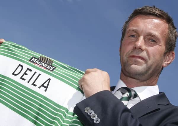 Ronny Deila is presented to the media as the new manager of Celtic. Picture: PA
