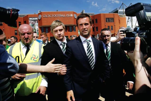 Ronny Deila, making his first public appearance at Parkhead this week. Picture: PA