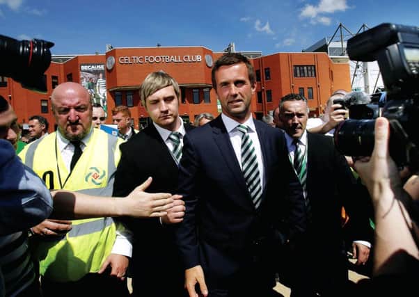 Ronny Deila, making his first public appearance at Parkhead this week. Picture: PA