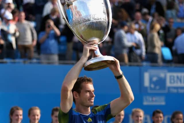 Andy Murray was victorious at the Aegon Championships at Queens Club last year. Picture: Getty