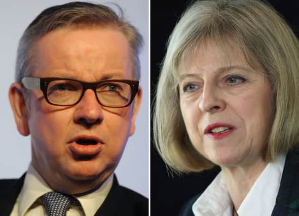 Michael Gove and Theresa May are both in the firing line. Picture: PA