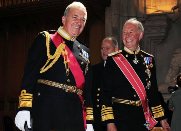 Lord West, left, warned of the effect that independence could have. Picture: Getty