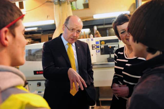 Finance Secretary John Swinney welcomed the figures. Picture: Gareth Easton