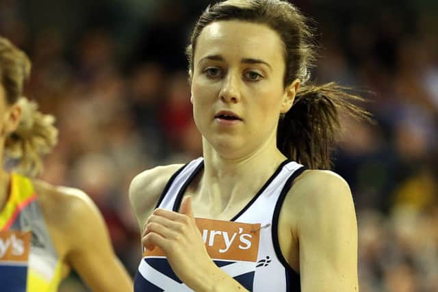 Laura Muir ran a lifetime best when finishing second in the 1500m. Picture: Phil Wilkinson