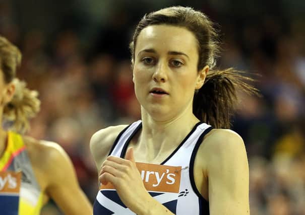 Laura Muir ran a lifetime best when finishing second in the 1500m. Picture: Phil Wilkinson