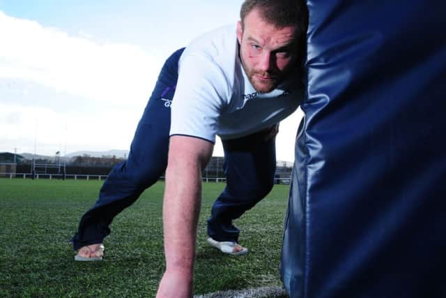 Geoff Cross bravely stayed on tour to play against USA Eagles. Picture: TSPL