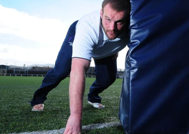 Geoff Cross bravely stayed on tour to play against USA Eagles. Picture: TSPL
