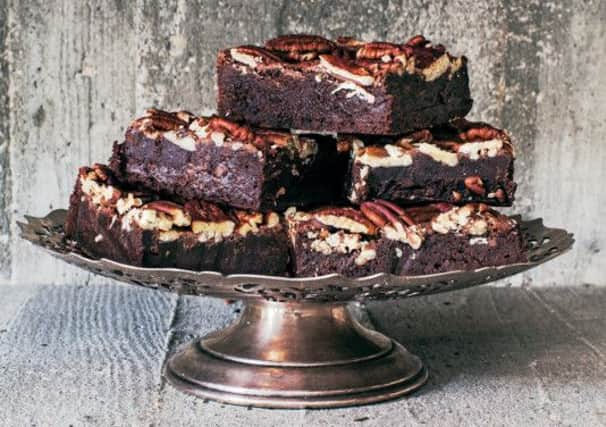 Pecan brownies, from the recipe book by Roy Levy and Gail Mejia. Picture: Haarala Hamilton