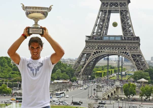Rafael Nadals win in Paris was his 14th grand slam title overall. Picture: Getty