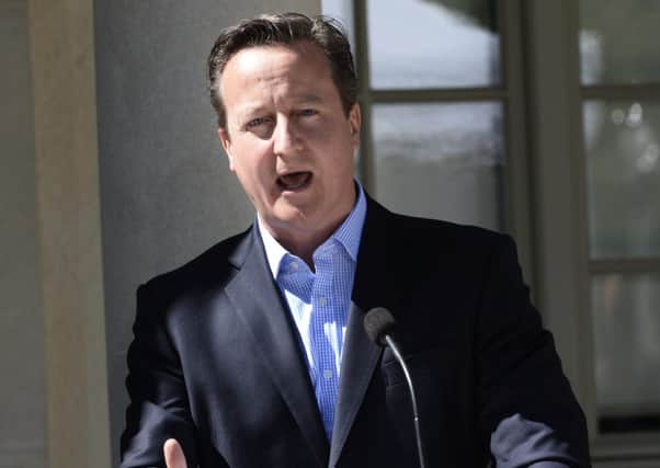 David Cameron said he believed the promotion of British values in schools would be widely supported. Picture: AP