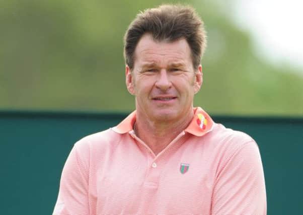 Sir Nick Faldo: Low expectations. Picture: Ian Rutherford