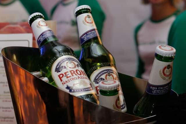 SABMiller, the maker of Grolsh and Peroni, was up more than 5 per cent. Picture: Getty