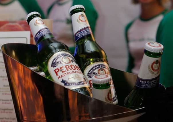 SABMiller, the maker of Grolsh and Peroni, was up more than 5 per cent. Picture: Getty