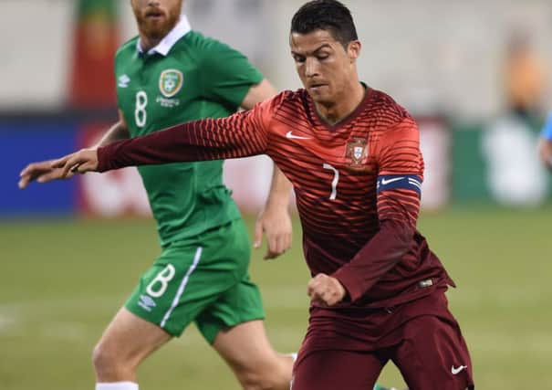 Cristiano Ronaldo played more than an hour during a successful comeback for Portugal. Picture: Getty