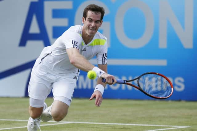 Andy Murray during the AEGON Championships at The Queen's Club, London. Picture: PA