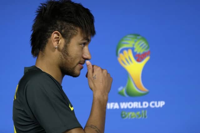 The pressure is on Neymar and Brazil to win a sixth title for their country. Picture: AP