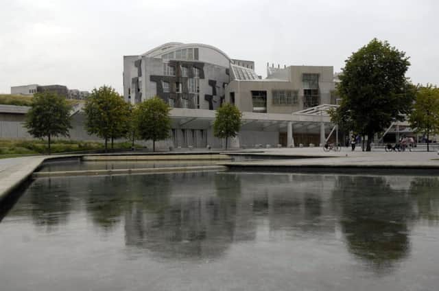 The  Scottish Parliament. Picture: TSPL