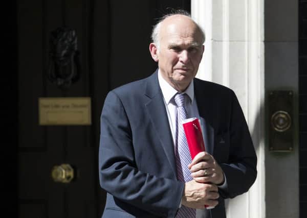 Vince Cable: 'Appalled' to discover the size of loans being agreed by some lenders. Picture: Getty