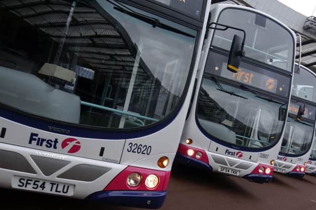 Staff at bus firm First Glasgow and the Glasgow Subway will vote to strike just three weeks before the opening ceremony of the Commonwealth Games. Picture: TSPL