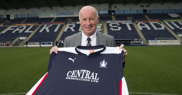 Peter Houston is unveiled as the new Falkirk manager. Picture: SNS