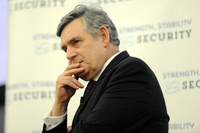Gordon Brown says public broadcasting would suffer in an independent Scotland. Picture: John Devlin