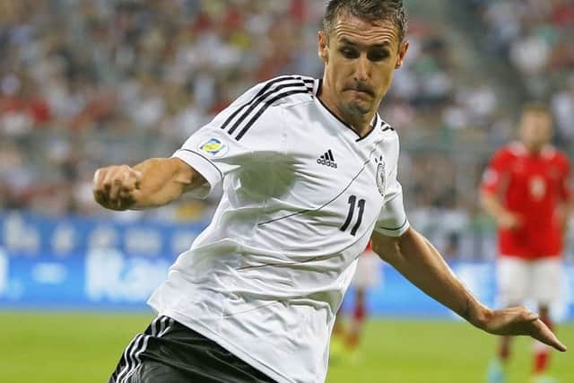 Klose has scored 14 World Cup finals goals. Picture Getty