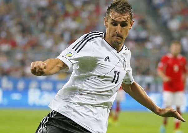 Klose has scored 14 World Cup finals goals. Picture Getty