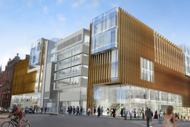 Work began today on the speculative development of 3-8 St Andrew Square in Edinburgh. Picture: Contributed