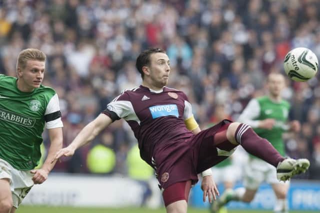 All four Edinburgh derbies in next season's Championship will be shown live. Picture: Toby Williams