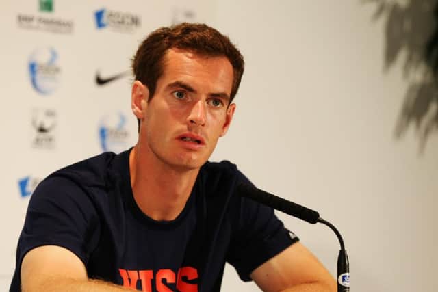 Andy Murray: Elevated profile. Picture: Getty