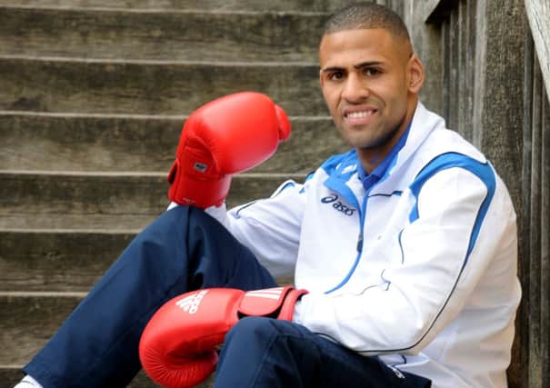 Edinburgh boxer Lewis Benson aims to make the most of the Commonwealth Games. Picture: Lisa Ferguson