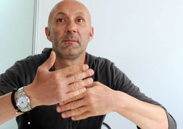 Former France goalkeeper Fabien Barthez faces the press ahead of his Le Mans debut. Picture: Getty