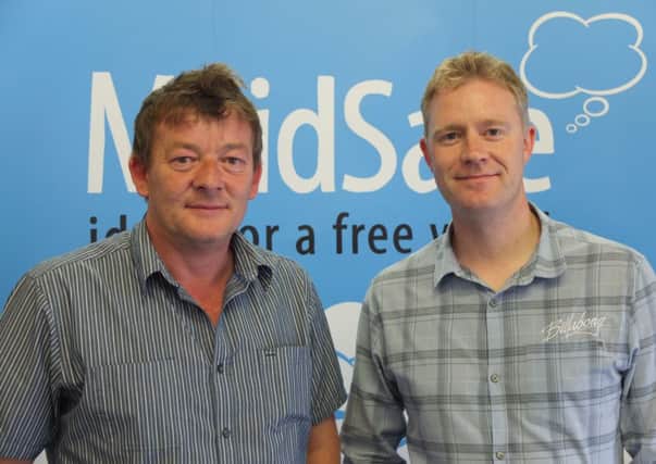 Maidsafe founder David Irvine and chief operating officer Nick Lambert. Picture: Contributed