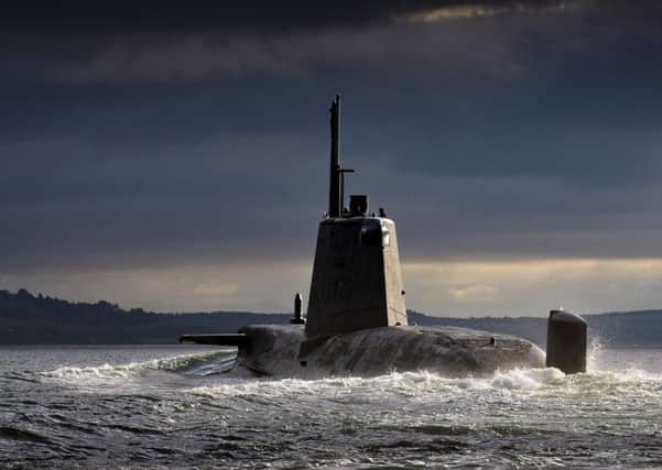 HMS Ambush returns to the Clyde naval base. Picture: Royal Navy