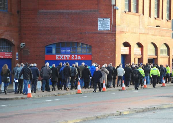 The Rangers AGM at Ibrox in 2013. Picture: Robert Perry