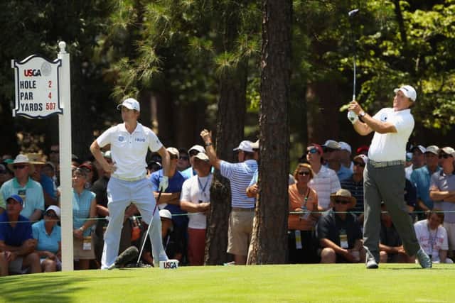 Phil Mickelson had a wretched first couple of days at Pinehurst but bounced back. Picture: Getty