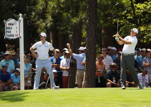 Phil Mickelson had a wretched first couple of days at Pinehurst but bounced back. Picture: Getty