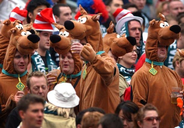Football fans would like to join rugby fans in being able to enjoy alcohol during matches. Picture: AP