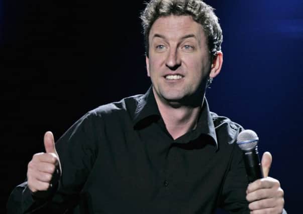 The fees charged by ticket companies for acts such as Lee Mack. Picture: Getty