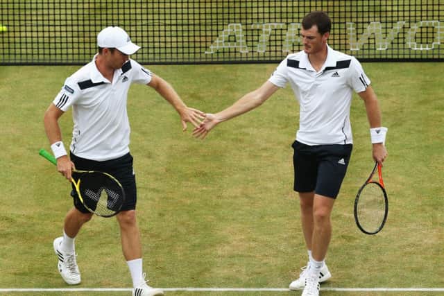 John Peers, left and Jamie Murray. Picture: Getty