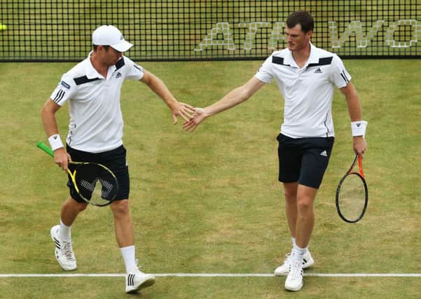 John Peers, left and Jamie Murray. Picture: Getty